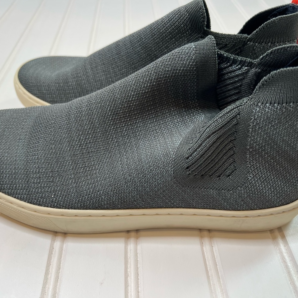 Rothy’s The Chelsea Sneaker Boot Fog Melange 8 Women Gray 1405 - Picture 4 of 8
